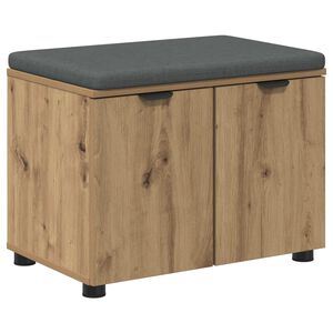 vidaXL Predsieňov&aacute; lavica Remeseln&yacute; Dub 60 x 38 x 46 cm