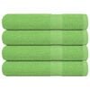 vidaXL Saunov&eacute; osu&scaron;ky FROGN 4 ks jablkovo zelen&eacute; 80x200 cm 360 g/m&sup2;