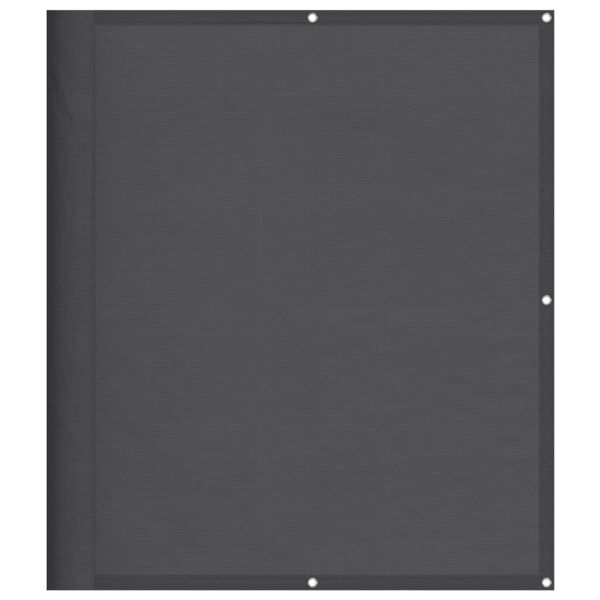 vidaXL Balk&oacute;nov&aacute; z&aacute;stena antracitov&aacute; 120x800 cm 100 % polyester oxford