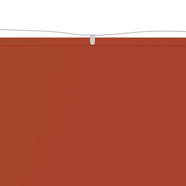 vidaXL Vertik&aacute;lna mark&iacute;za terakotov&aacute; 100x1200 cm oxfordsk&aacute; l&aacute;tka