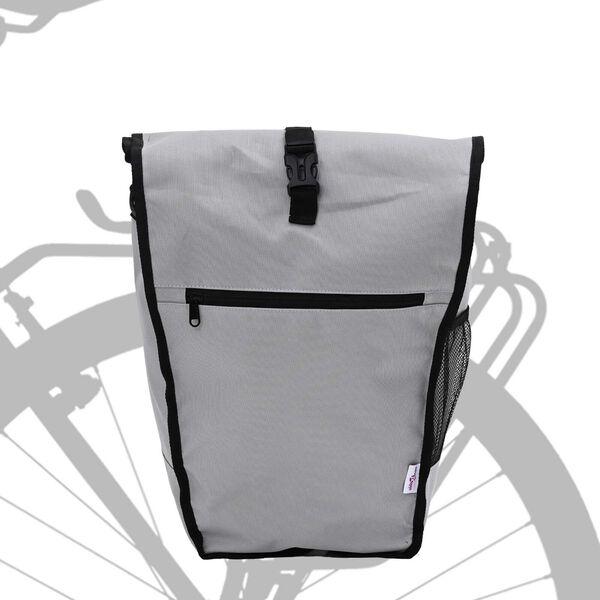 vidaXL Cyklistická taška Sivá 34 x 16 x 59 cm Polyester