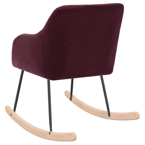 vidaXL Hojdacie kreslo fialov&eacute; l&aacute;tkov&eacute;