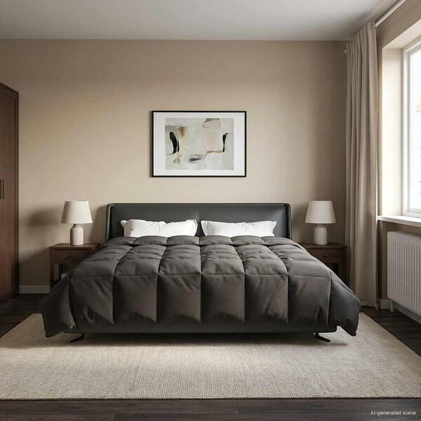 vidaXL Prikr&yacute;vka na cel&yacute; rok Antracit 200 x 220 cm Mikrovl&aacute;kno