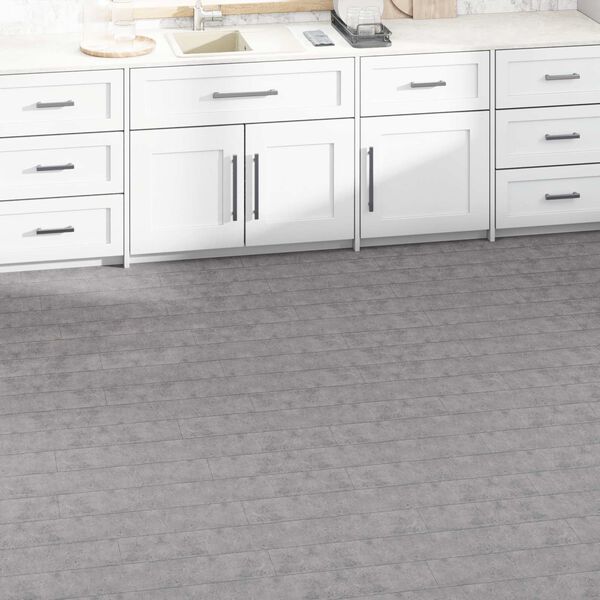 vidaXL Podlahov&eacute; dosky 36 pcs Cementov&aacute; hned&aacute; 5,02 m&sup2; PVC