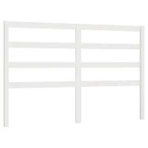 vidaXL Čelo postele biele 166x4x100 cm mas&iacute;vna borovica