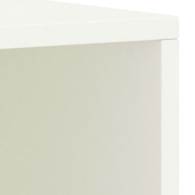 vidaXL Nočný stolík biely 35x30x40 cm borovicový masív