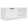 vidaXL TV stol&iacute;k biely 80x35x36,5 cm spracovan&eacute; drevo