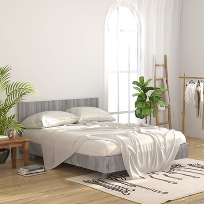 vidaXL Čelo postele sivé sonoma 160x1,5x80 cm spracované drevo