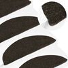 vidaXL Schodiskov&eacute; rohože samolepiace 10 ks antracitov&eacute; 56x17x3 cm