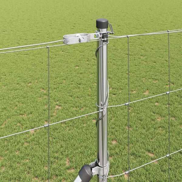 vidaXL Stĺp na plot. Zinkovaný 25 x 1,5 m Oceľ