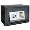 vidaXL Digit&aacute;lny trezor so z&aacute;mkom Tmavo &scaron;ed&aacute; 35 x 25 x 25 cm Oceľ