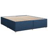 vidaXL Boxspring posteľ s matracom modrá 200x200 cm látka