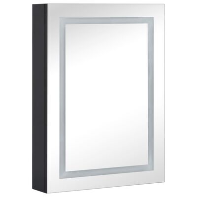 vidaXL LED kúpeľňová zrkadlová skrinka 50x13x70 cm