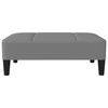 vidaXL Podnožka siv&aacute; 78x56x32 cm umel&aacute; koža