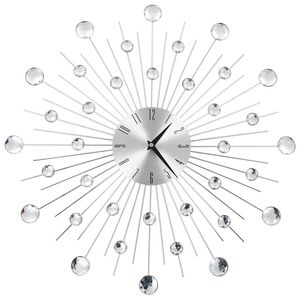 vidaXL N&aacute;stenn&eacute; hodiny s pohonom Quartz modern&yacute; dizajn 50 cm