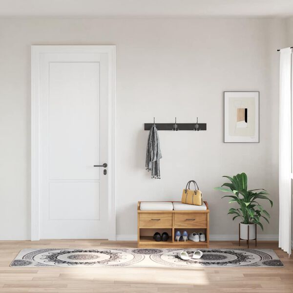 vidaXL Prateľný koberec 80x150 cm viacfarebný protišmykový