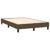 vidaXL Boxspring posteľ s matracom tmavohned&aacute; 120x200 cm l&aacute;tka