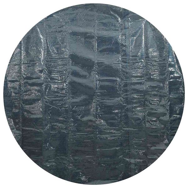 vidaXL Pl&aacute;vaj&uacute;ca sol&aacute;rna baz&eacute;nov&aacute; f&oacute;lia z PE 527 cm čierna a modr&aacute;