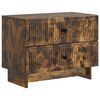 vidaXL Nočn&yacute; stol&iacute;k Dymov&yacute; dub 62 x 34,5 x 47,5 cm Kompozitn&eacute; drevo