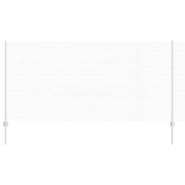vidaXL Plot s podperou Strieborná 1,2 x 50 m Oceľ