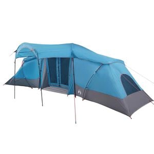 vidaXL Rodinn&yacute; stan so strechou Modr&aacute; a &scaron;ed&aacute; 721 x 335 x 212 cm