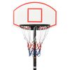 vidaXL Basketbalov&yacute; stojan biely 216-250 cm polyet&eacute;n