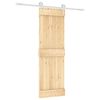 vidaXL Posuvn&eacute; dvere Pr&iacute;rodn&aacute; a biela 70 x 210 cm