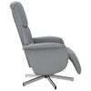 vidaXL Mas&aacute;žne skl&aacute;pacie kreslo s podnožkou bledosiv&eacute; l&aacute;tkov&eacute;