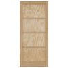vidaXL Vnútorné dvere ORKDAL Hnedá 86 x 198,5 cm Preglejka