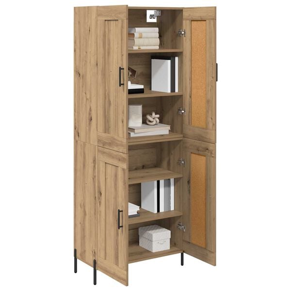 vidaXL Highboard 2 pcs Remeseln&yacute; dub Kompozitn&eacute; drevo