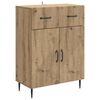 vidaXL Serv&iacute;rovacia skriňa so z&aacute;suvkou Dub artisan 66 x 34,5 x 89,5 cm