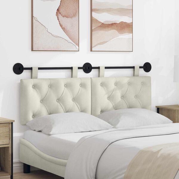 vidaXL Z&aacute;vesn&aacute; Čel&aacute; N&aacute;stenn&yacute; Kr&eacute;mov&aacute; 150 x 55 x 7 cm Zamat