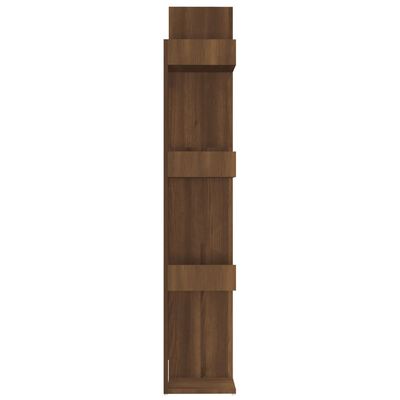 vidaXL Knižnica hnedý dub 86x25,5x140 cm spracované drevo