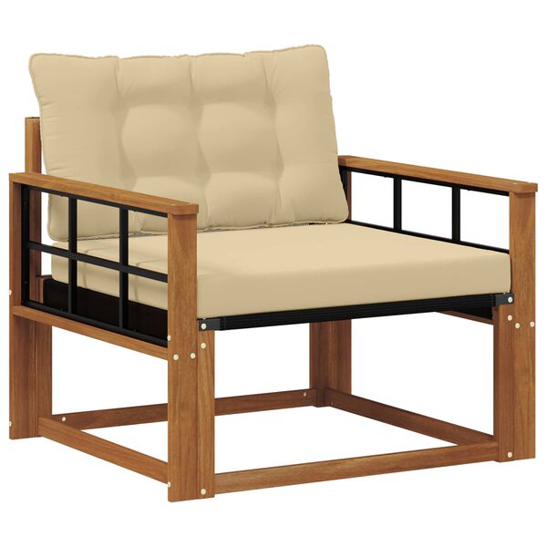 vidaXL Z&aacute;hradn&aacute; s&uacute;prava gaučov Mas&iacute;vne ak&aacute;ciov&eacute; drevo a textil&eacute;n