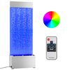 vidaXL Bublinkov&yacute; stĺp s RGB LED nehrdzavej&uacute;ca oceľ a akryl 110 cm