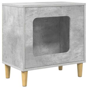 vidaXL Mačka Dom Bet&oacute;nov&aacute; 51 x 30 x 52 cm Kompozitn&eacute; drevo