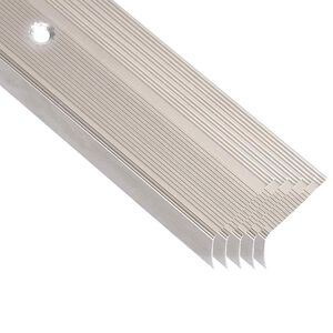vidaXL Schodov&eacute; li&scaron;ty v tvare L 5 ks hlin&iacute;k 100 cm champagne