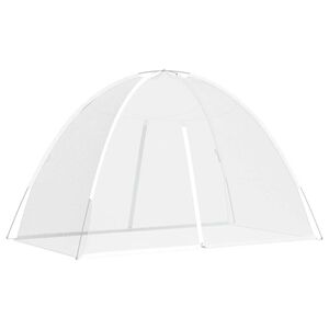 vidaXL Moskyti&eacute;ra jurta s dverami 220 sieťka biela 200x120x130 cm