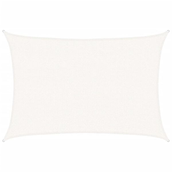 vidaXL Tieniaca plachta 160 g/m&sup2;, biela 2,5x3,5 m, HDPE