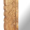 vidaXL Zrkadlo 80x50 cm masívne mangovníkové drevo
