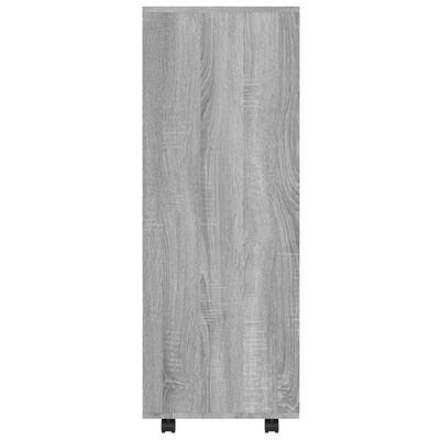 vidaXL Šatník sivý dub sonoma 80x40x110 cm spracované drevo