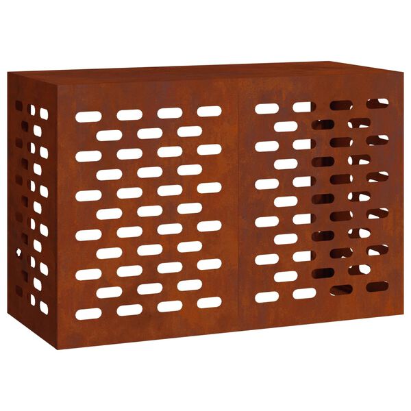 vidaXL Kryt na klimatiz&aacute;ciu Hrdzav&yacute; 90 x 40 x 60 cm