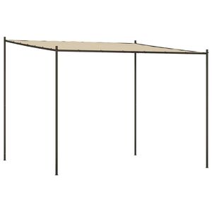 vidaXL Alt&aacute;nok b&eacute;žov&yacute; 3x3 m 180 g/m&sup2; l&aacute;tka a oceľ