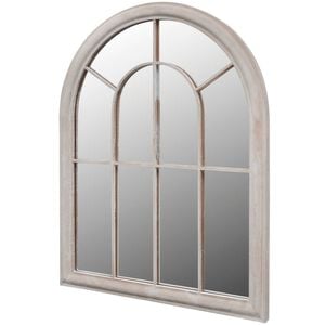 vidaXL Rustik&aacute;lne z&aacute;hradn&eacute; zrkadlo 69x89 cm, do interi&eacute;ru a exteri&eacute;ru