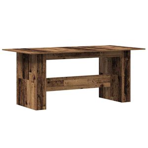 vidaXL Jed&aacute;lensk&yacute; st&ocirc;l, star&eacute; drevo 180x90x76 cm, kompozitn&eacute; drevo