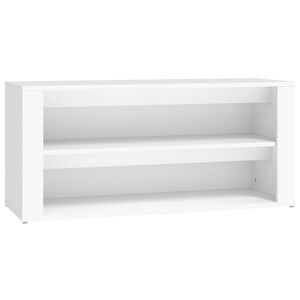 vidaXL Reg&aacute;l na top&aacute;nky biely 100x35x45 cm spracovan&eacute; drevo