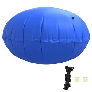 vidaXL Zimn&yacute; plavac&iacute; vank&uacute;&scaron; Modr&aacute; &Oslash; 310 x 180 cm PVC