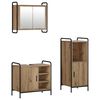 vidaXL Set kabinetov do k&uacute;peľne 3 ks Dub artisan 40 x 36 x 99,5 cm