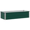 vidaXL Vyv&yacute;&scaron;en&yacute; z&aacute;hon Zelen&aacute; 100 x 40 x 24 cm studen&eacute; valcovan&eacute; oceľ