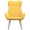 vidaXL Relaxačné kreslo horčicovo-žlté látkové